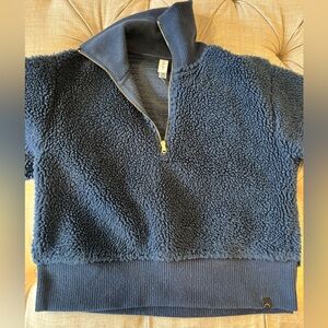 Varley small navy half zip fleece